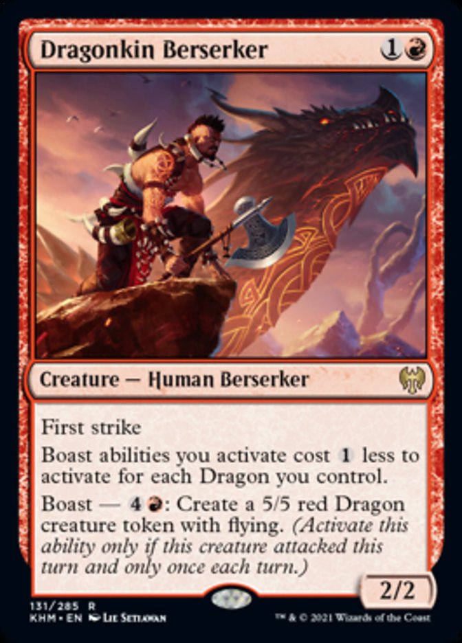 Dragonkin Berserker [Kaldheim] MTG Single Magic: The Gathering    | Red Claw Gaming