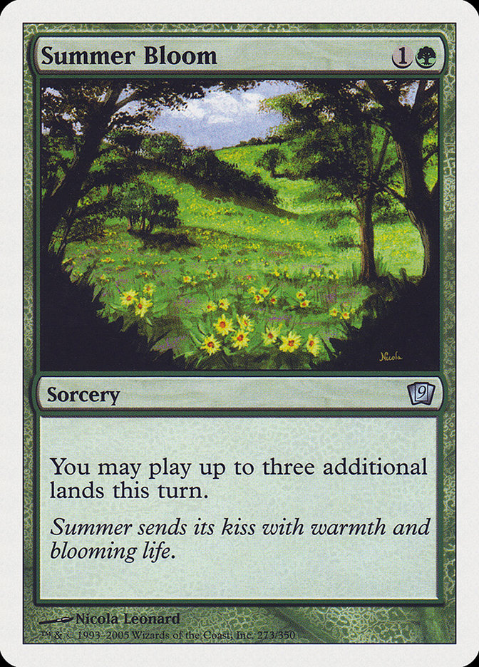 Summer Bloom [Ninth Edition] MTG Single Magic: The Gathering    | Red Claw Gaming