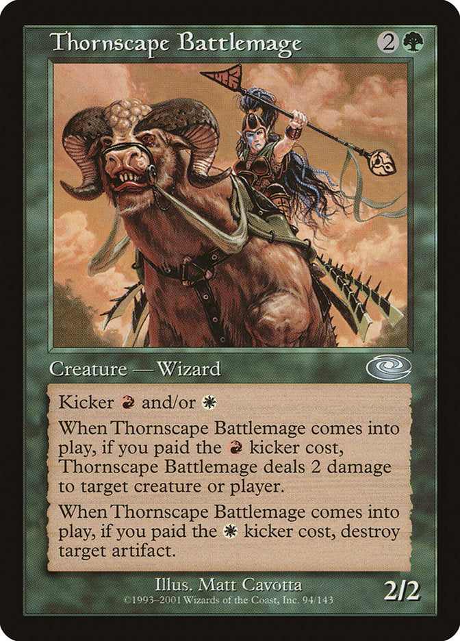 Thornscape Battlemage [Planeshift] MTG Single Magic: The Gathering    | Red Claw Gaming