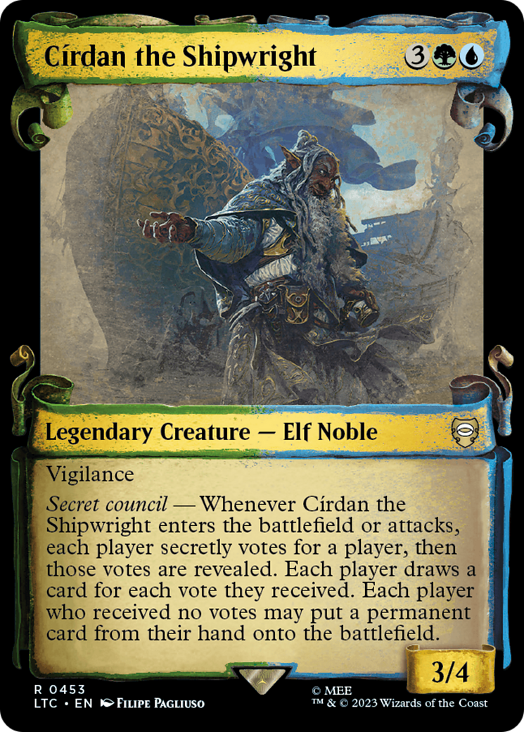 Cirdan the Shipwright [The Lord of the Rings: Tales of Middle-Earth Commander Showcase Scrolls] MTG Single Magic: The Gathering    | Red Claw Gaming