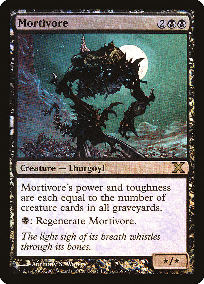 Mortivore (Premium Foil) [Tenth Edition] MTG Single Magic: The Gathering    | Red Claw Gaming