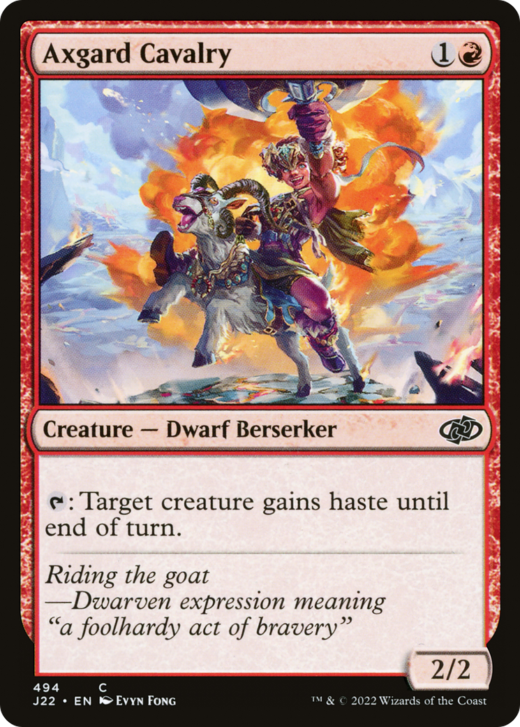 Axgard Cavalry [Jumpstart 2022] MTG Single Magic: The Gathering    | Red Claw Gaming