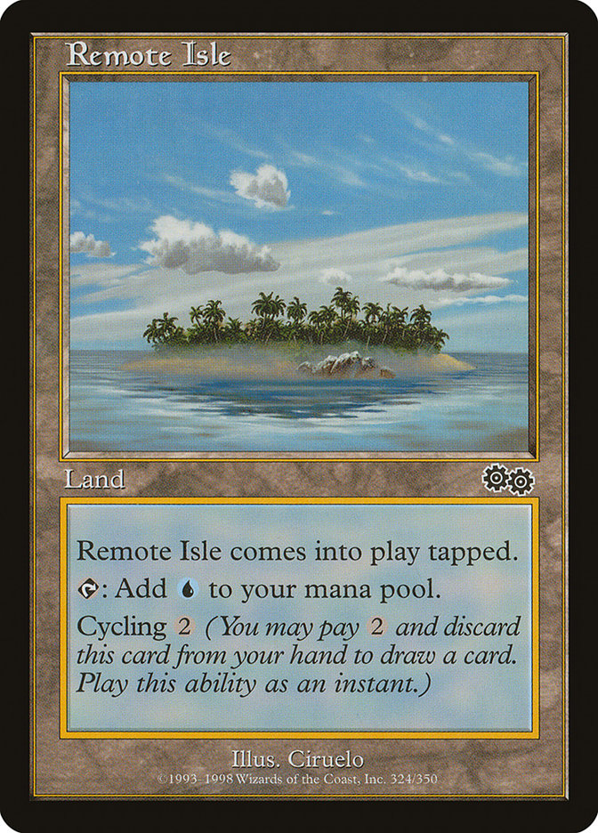 Remote Isle [Urza's Saga] MTG Single Magic: The Gathering    | Red Claw Gaming