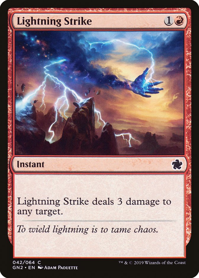 Lightning Strike [Game Night 2019] MTG Single Magic: The Gathering    | Red Claw Gaming