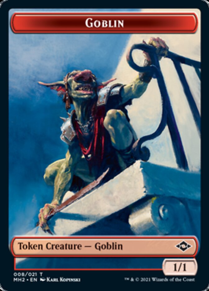 Goblin // Squirrel Double-Sided Token [Modern Horizons 2 Tokens] MTG Single Magic: The Gathering    | Red Claw Gaming