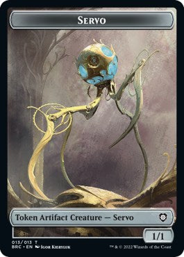 Myr // Servo Double-Sided Token [The Brothers' War Commander Tokens] MTG Single Magic: The Gathering    | Red Claw Gaming