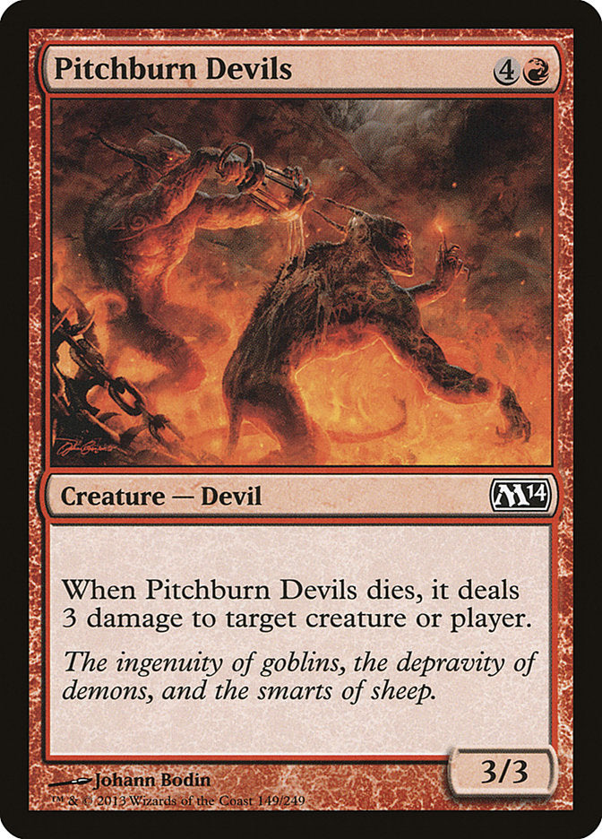 Pitchburn Devils [Magic 2014] MTG Single Magic: The Gathering    | Red Claw Gaming