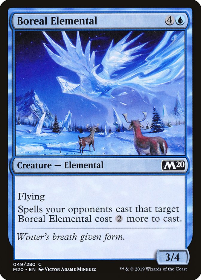 Boreal Elemental [Core Set 2020] MTG Single Magic: The Gathering    | Red Claw Gaming