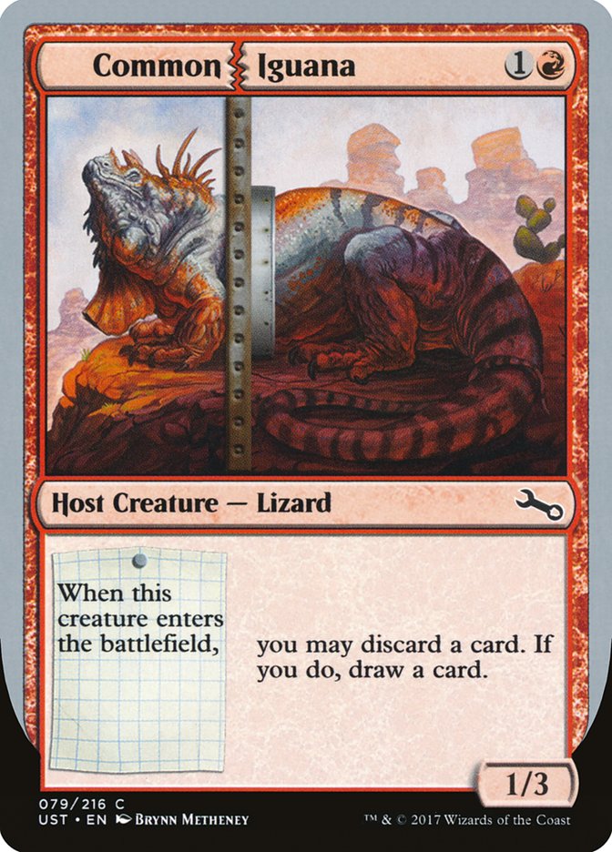 Common Iguana [Unstable] MTG Single Magic: The Gathering    | Red Claw Gaming