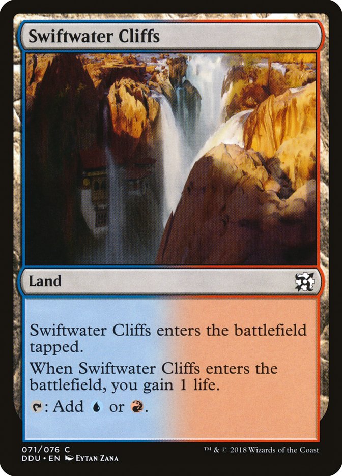 Swiftwater Cliffs [Duel Decks: Elves vs. Inventors] MTG Single Magic: The Gathering    | Red Claw Gaming