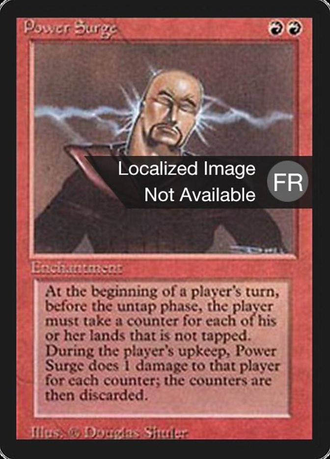 Power Surge [Foreign Black Border] MTG Single Magic: The Gathering    | Red Claw Gaming