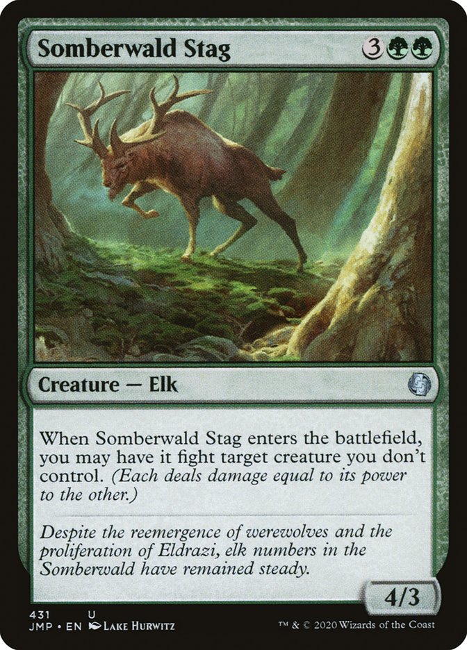 Somberwald Stag [Jumpstart] MTG Single Magic: The Gathering    | Red Claw Gaming