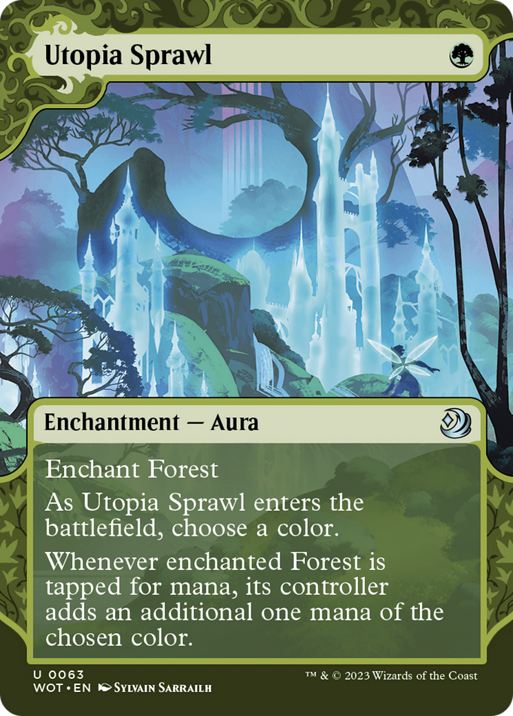 Utopia Sprawl [Wilds of Eldraine: Enchanting Tales] MTG Single Magic: The Gathering    | Red Claw Gaming