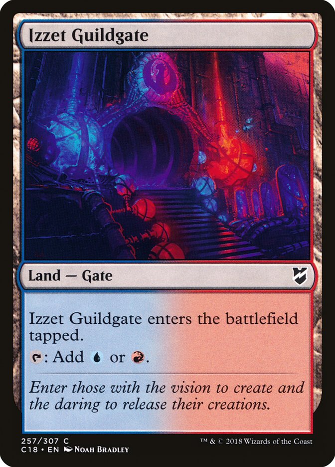 Izzet Guildgate [Commander 2018] MTG Single Magic: The Gathering    | Red Claw Gaming