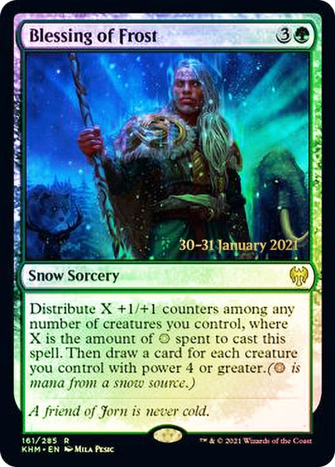 Blessing of Frost [Kaldheim Prerelease Promos] MTG Single Magic: The Gathering    | Red Claw Gaming