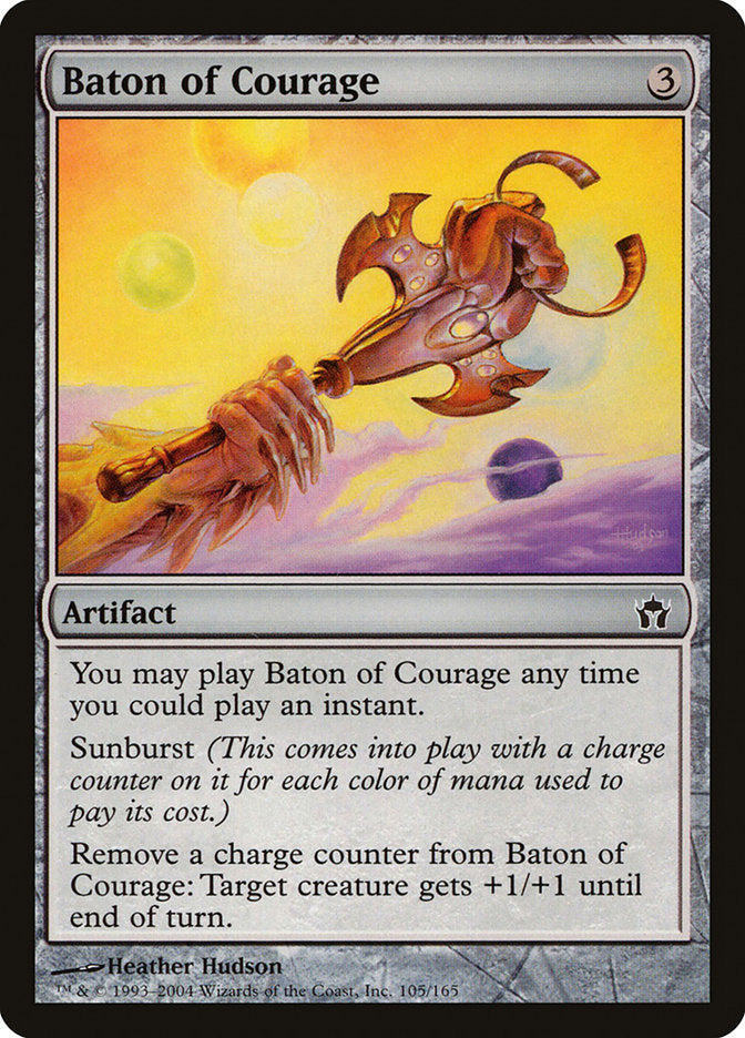 Baton of Courage [Fifth Dawn] MTG Single Magic: The Gathering    | Red Claw Gaming