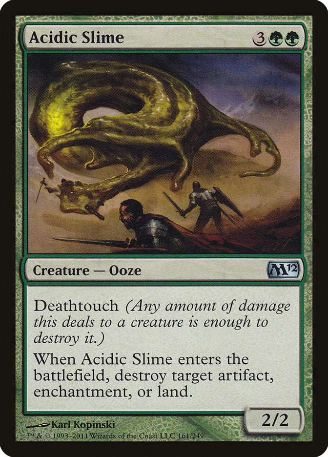 Acidic Slime [Magic 2012] MTG Single Magic: The Gathering    | Red Claw Gaming