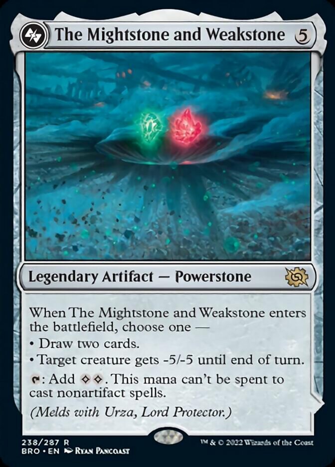 The Mightstone and Weakstone [The Brothers' War] MTG Single Magic: The Gathering    | Red Claw Gaming