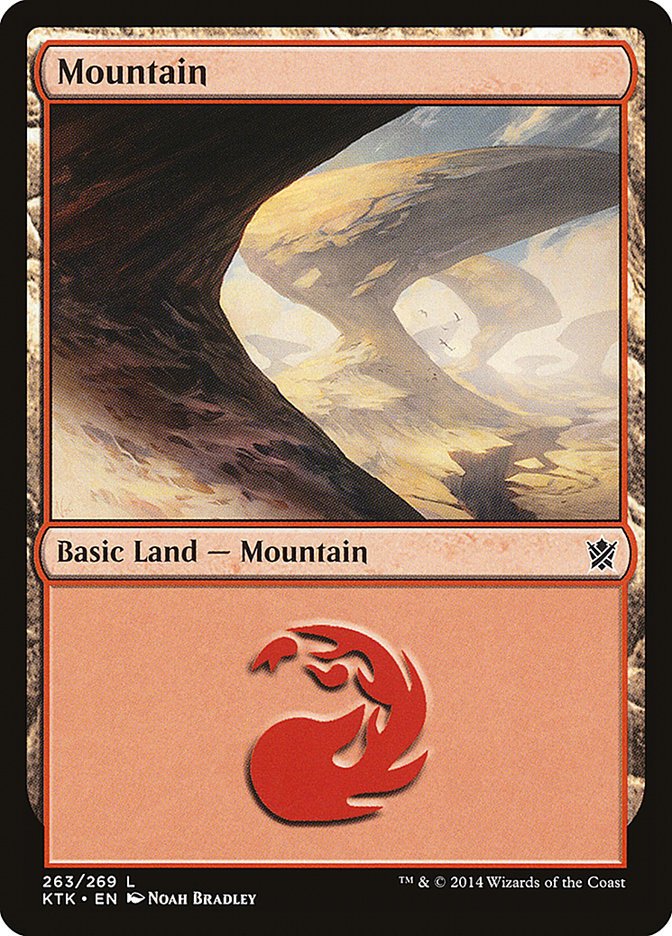 Mountain (263) [Khans of Tarkir] MTG Single Magic: The Gathering    | Red Claw Gaming