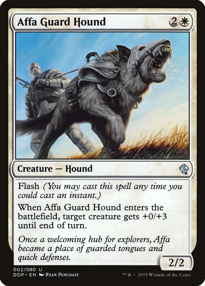 Affa Guard Hound [Duel Decks: Zendikar vs. Eldrazi] MTG Single Magic: The Gathering    | Red Claw Gaming