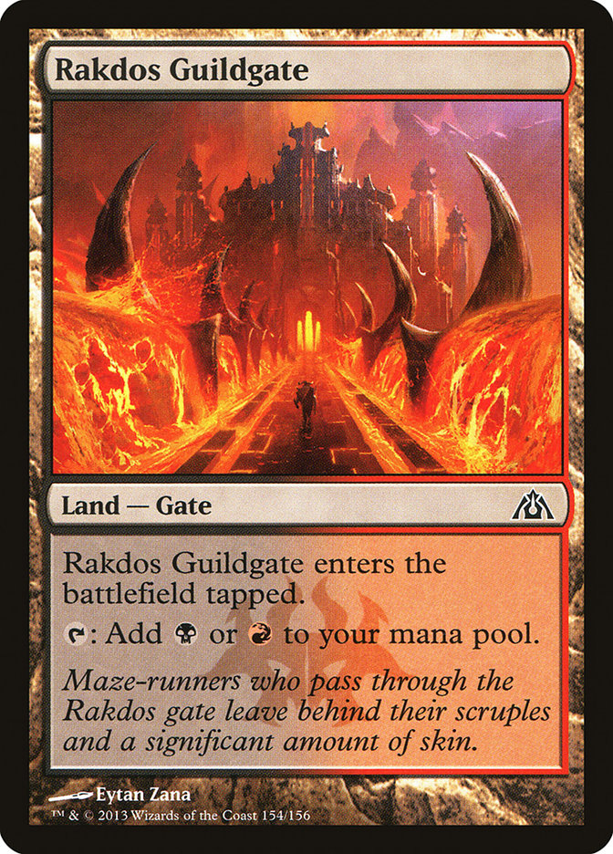 Rakdos Guildgate [Dragon's Maze] MTG Single Magic: The Gathering    | Red Claw Gaming