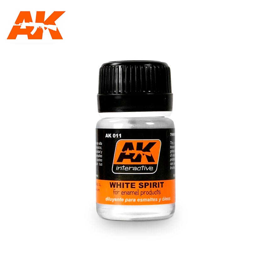 AK Interactive White Spirit 35ml Enamel Paint AK INTERACTIVE    | Red Claw Gaming