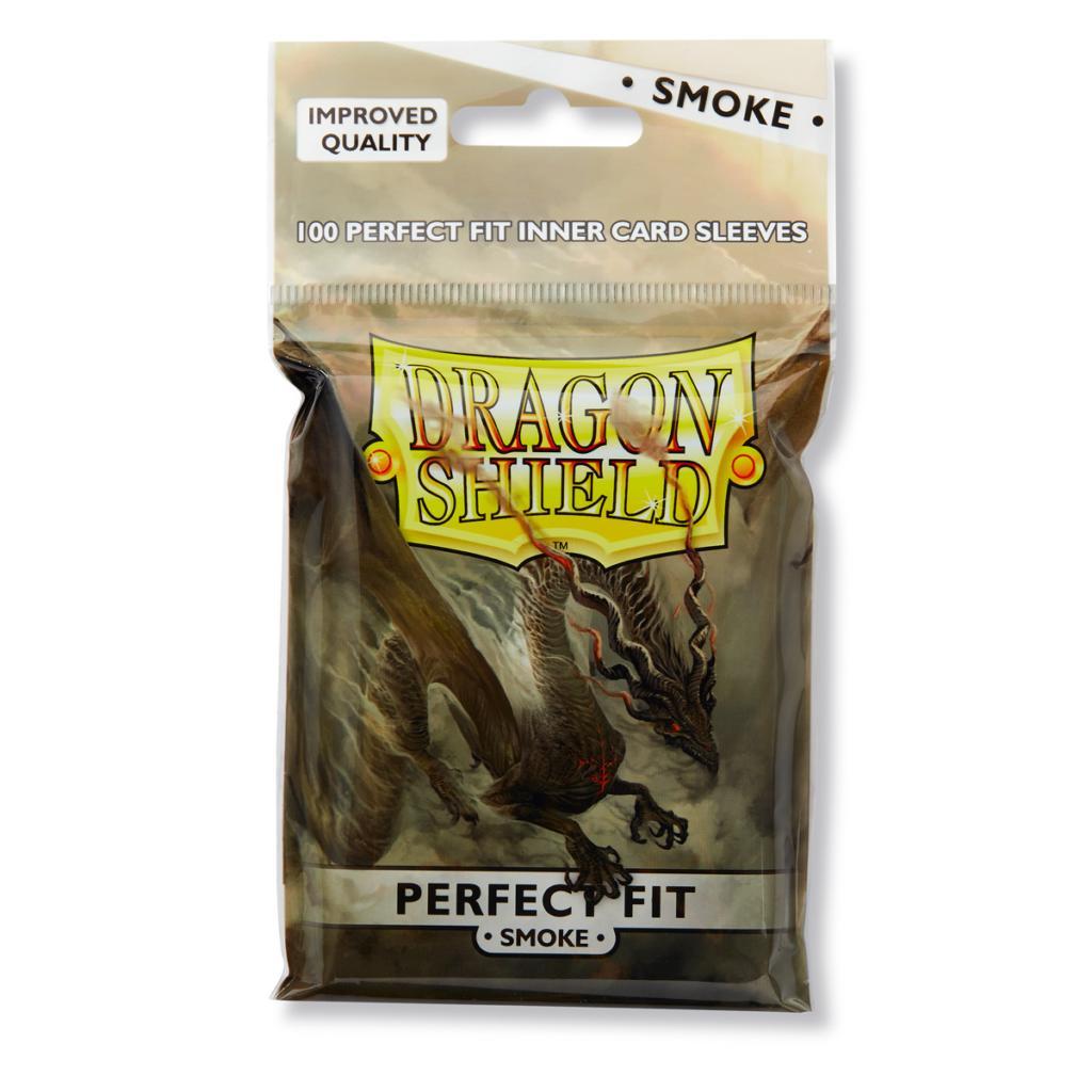 Dragon Shield Perfect Fit Sleeve - Smoke ‘Fuligo’ 100ct Dragon Shield Dragon Shield    | Red Claw Gaming