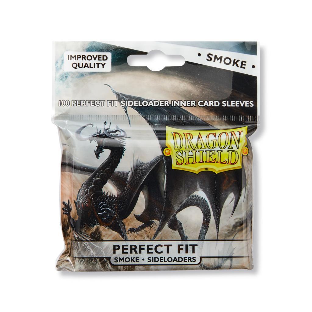 Dragon Shield Perfect Fit Sleeve - Smoke ‘Shinon’ 100ct Dragon Shield Dragon Shield    | Red Claw Gaming