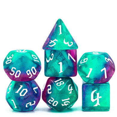 AURORA ELEMENTAL RPG DICE SET Dice & Counters Foam Brain Games    | Red Claw Gaming