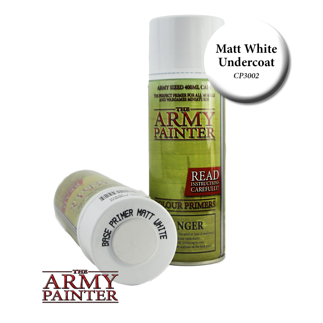 Matt White Undercoat Colour Primer Army Painter    | Red Claw Gaming