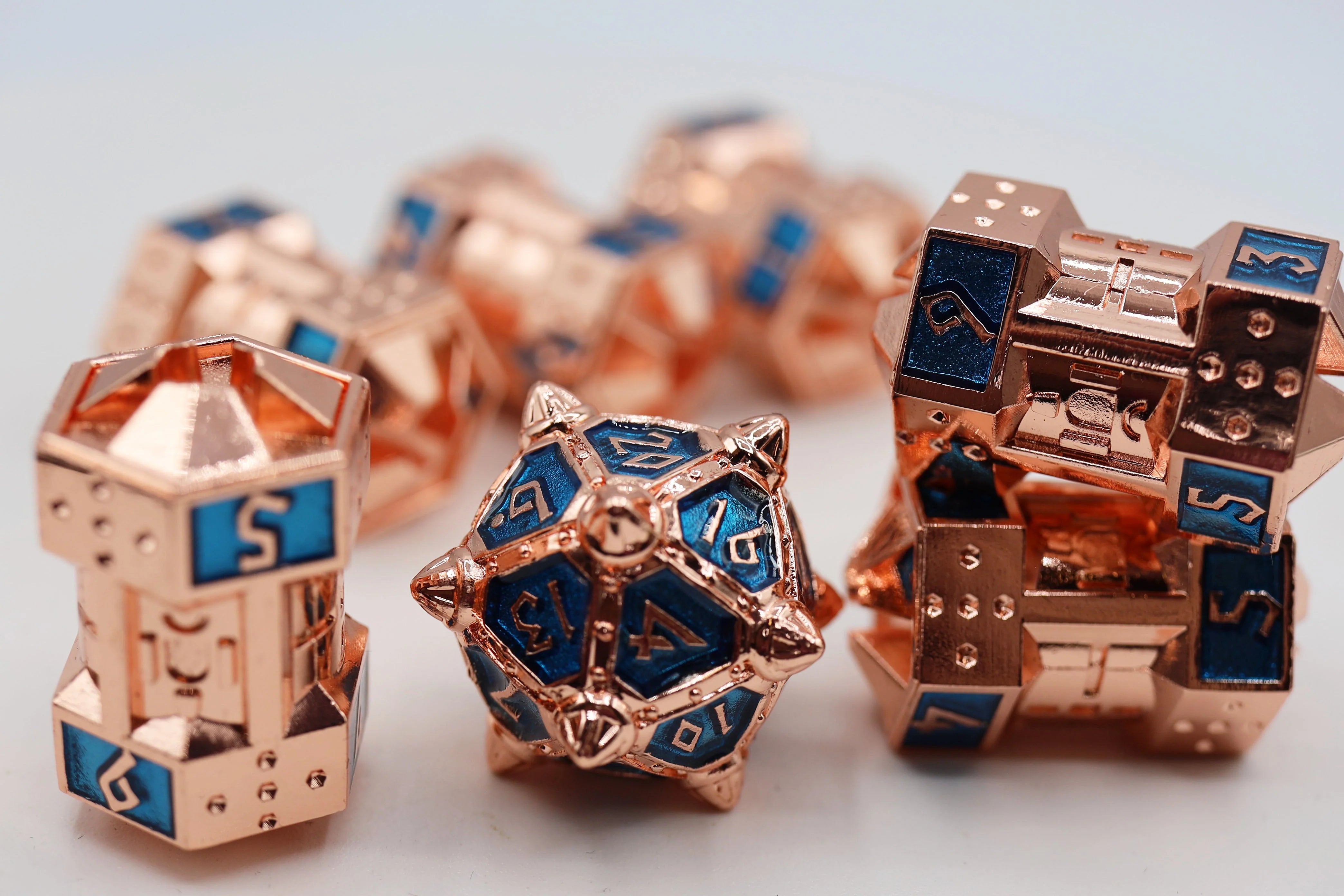 DICE 51: CCG SET COPPER-LIT SPACE Dice & Counters Foam Brain Games    | Red Claw Gaming