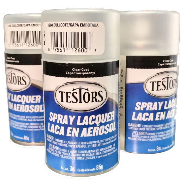 Testors Spray Lacquer 3oz, Clear Coat(3 Pack)