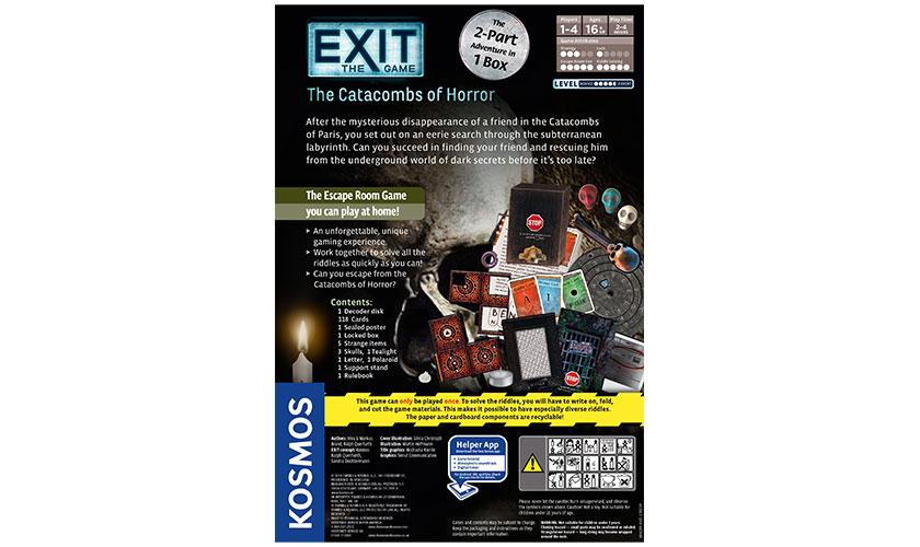 Exit: The Game –  The Catacombs of Horror Board Games Kosmos    | Red Claw Gaming