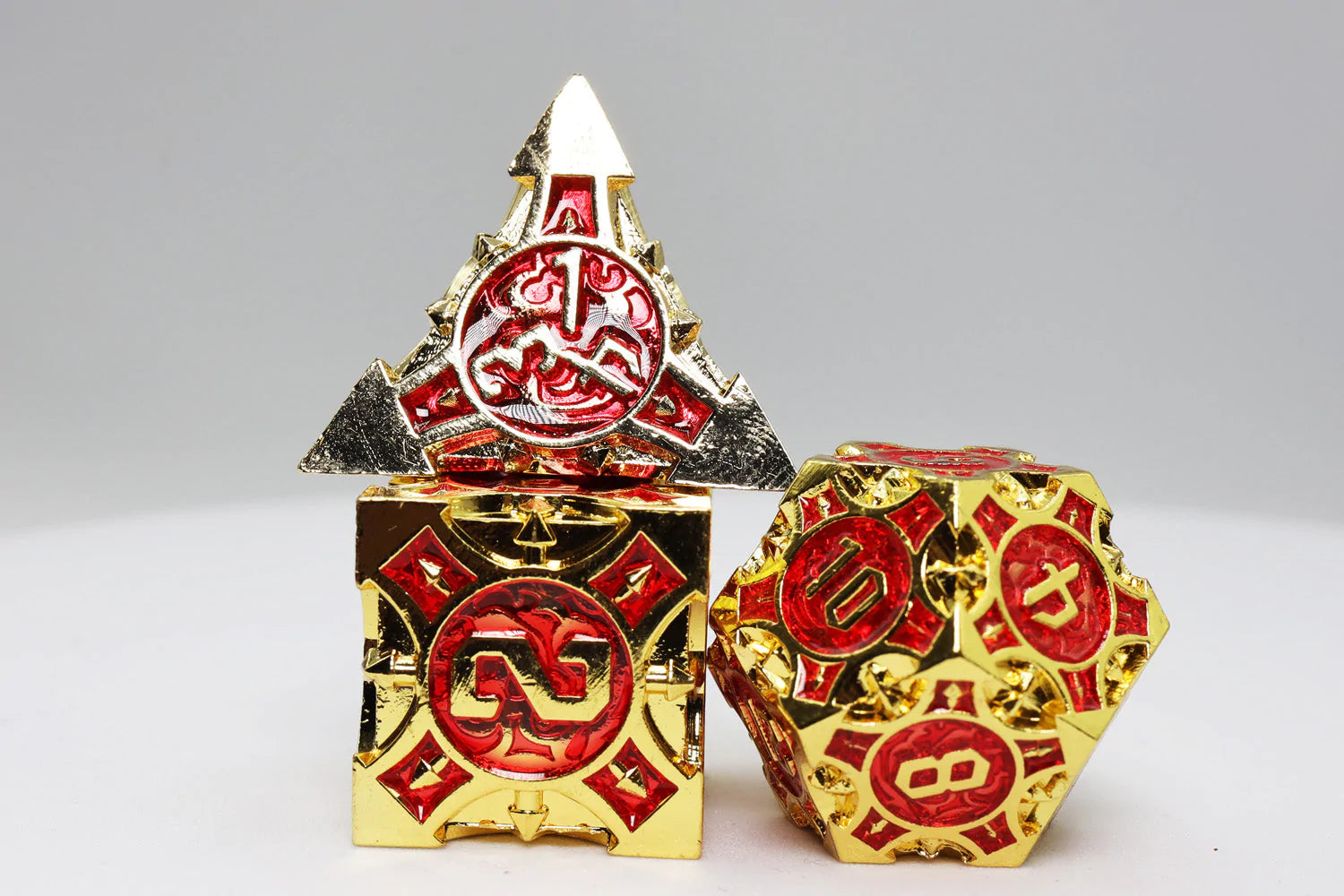 ROYAL RUBY ARROW RPG METAL DICE SET Dice & Counters Foam Brain Games    | Red Claw Gaming