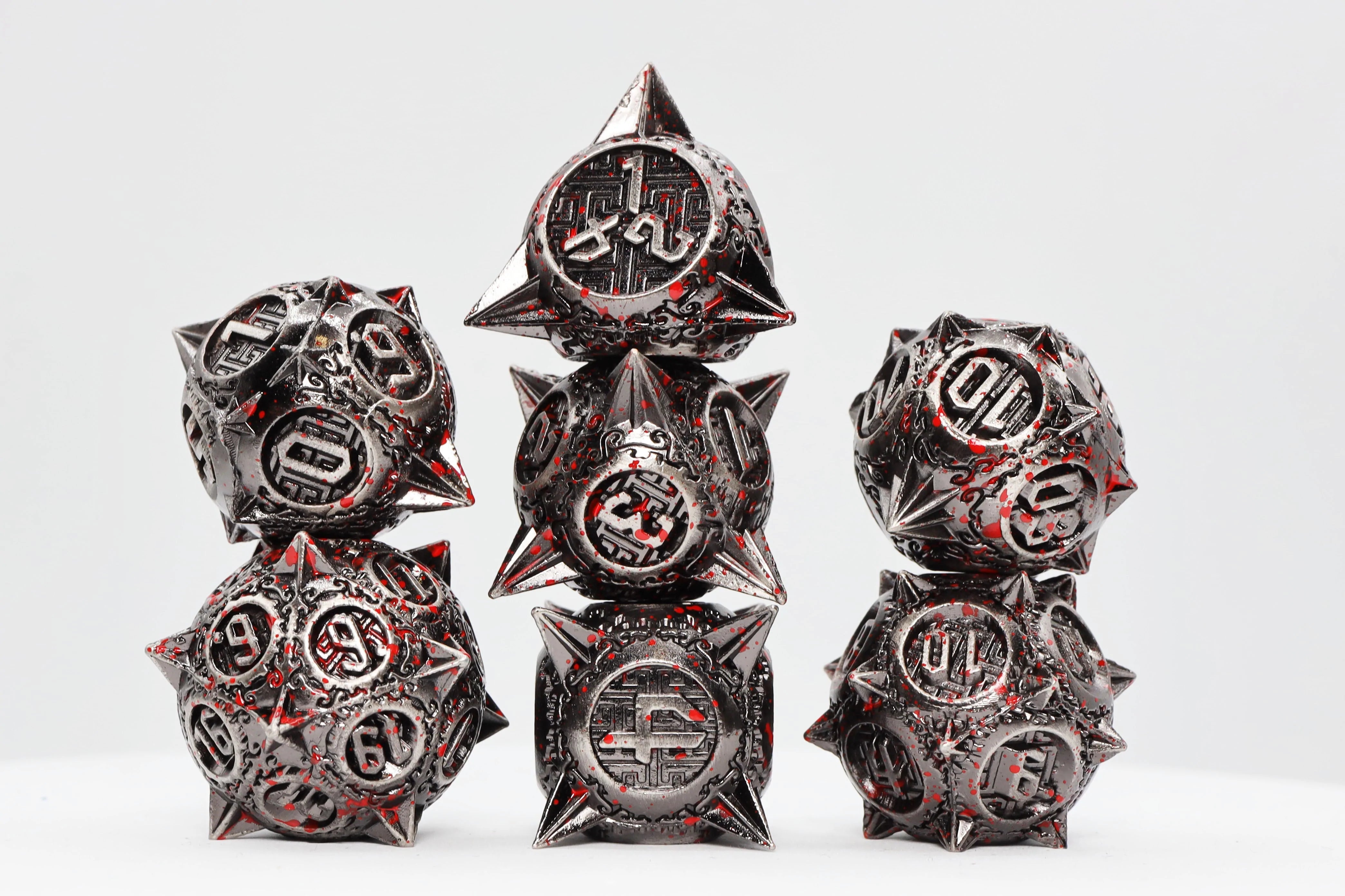 METEOR STORM: ABANDONED STATION RPG METAL DICE SET Dice & Counters Foam Brain Games    | Red Claw Gaming