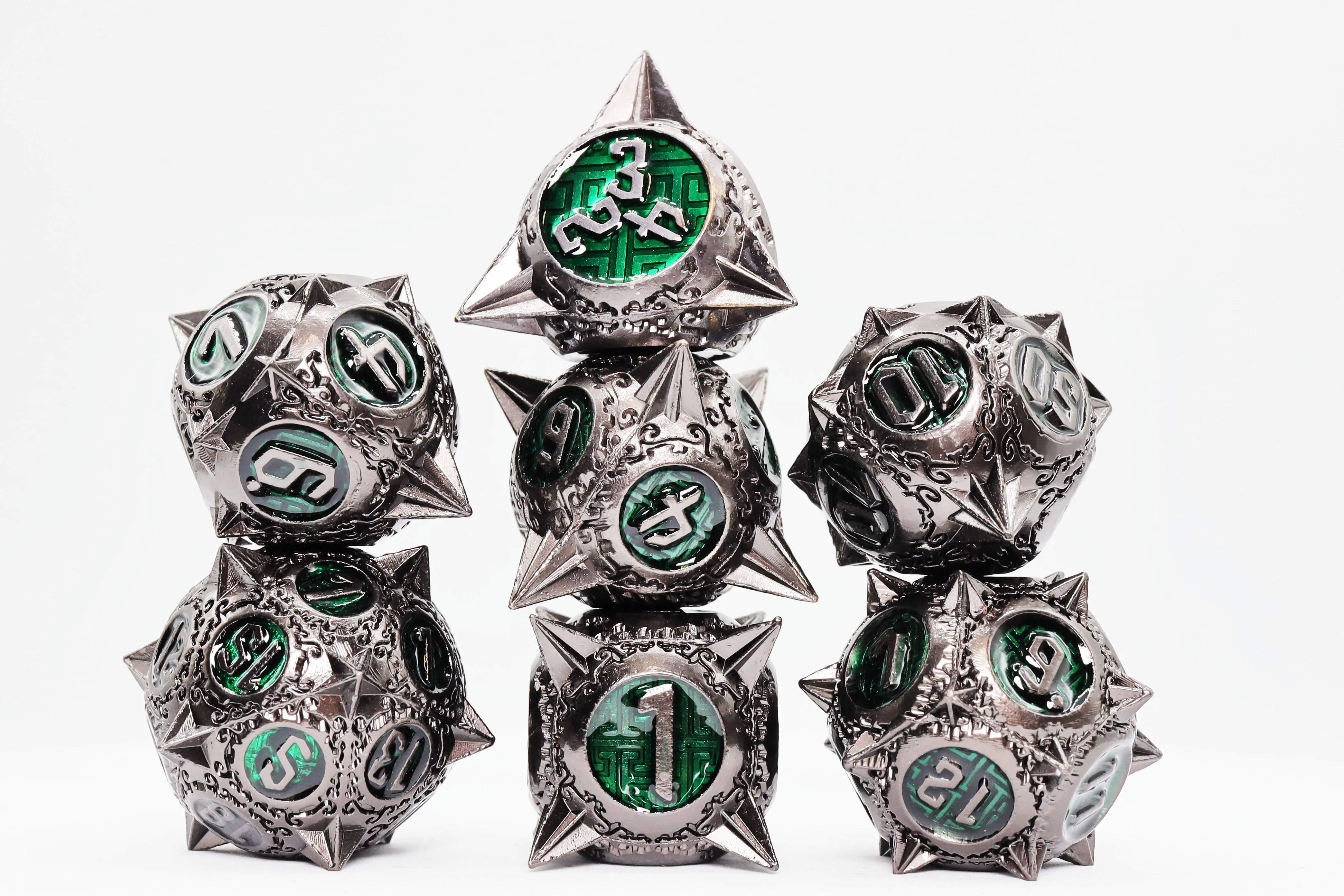 METEOR STORM: HUNTER'S MOON RPG METAL DICE SET Dice & Counters Foam Brain Games    | Red Claw Gaming