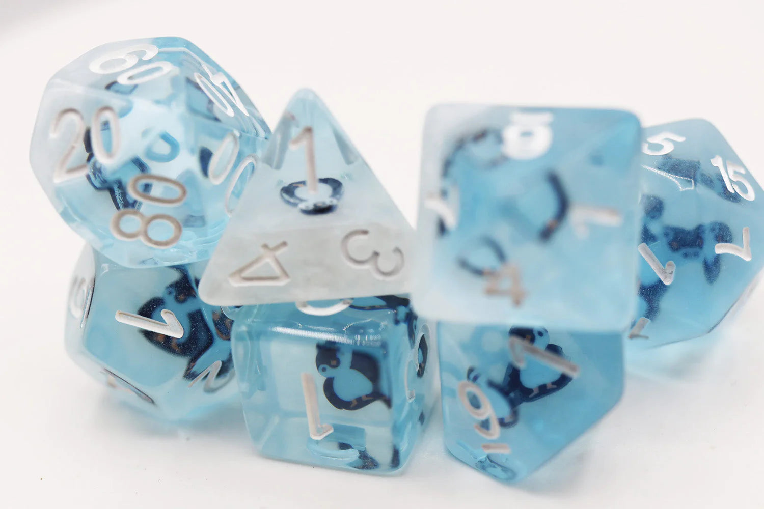 FROZEN PENGUIN RPG DICE SET Dice & Counters Foam Brain Games    | Red Claw Gaming