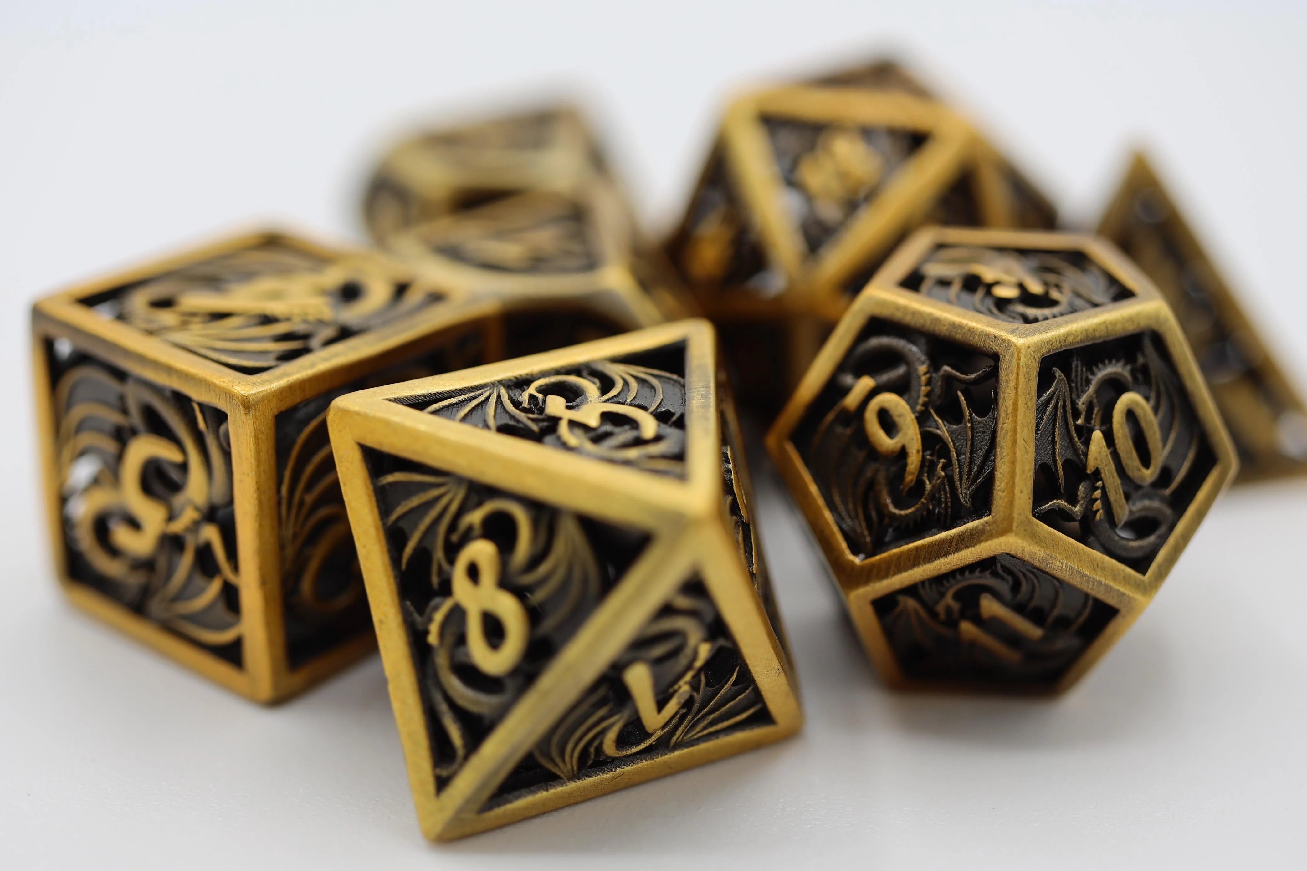 Golden Dragon Dice & Counters Foam Brain Games    | Red Claw Gaming