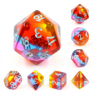 GOLDEN TIME RPG DICE SET Dice & Counters Foam Brain Games    | Red Claw Gaming