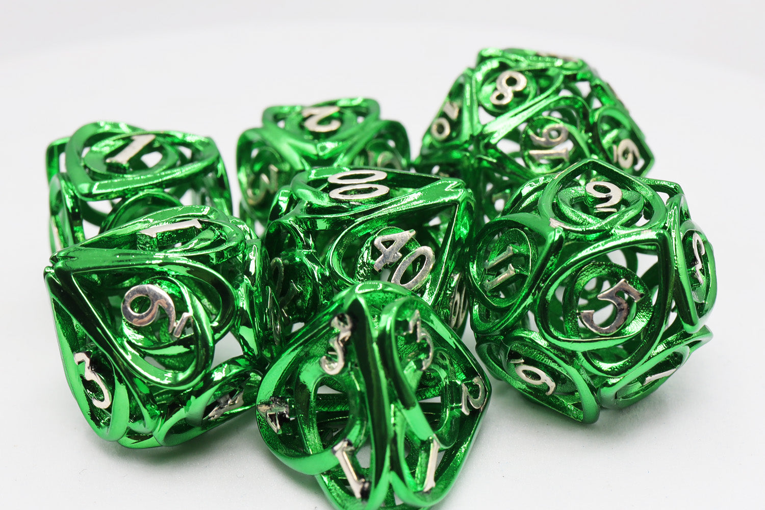 Green Hollow Hearts RPG Set Dice & Counters Foam Brain Games    | Red Claw Gaming