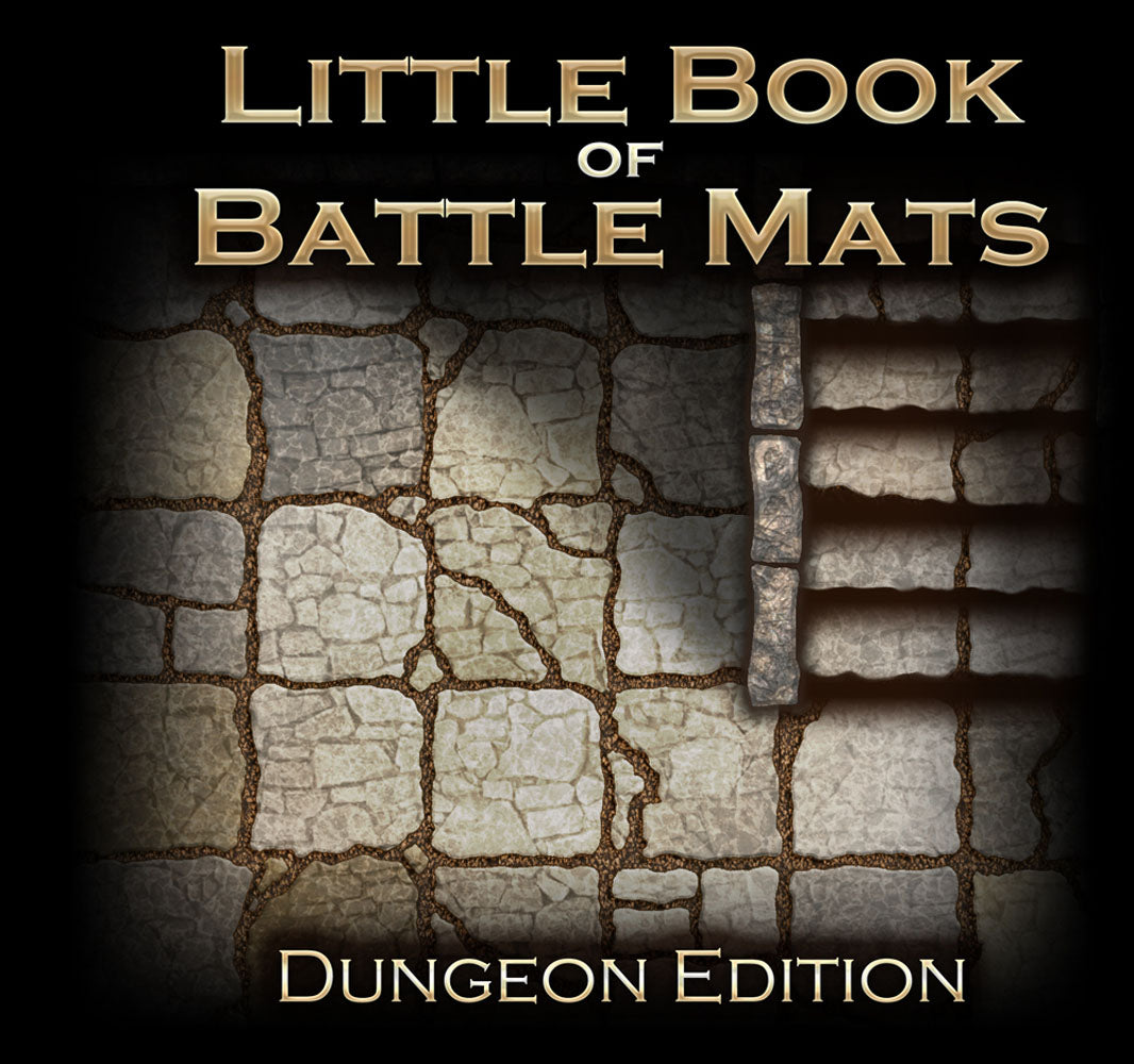 Little BOOK OF BATTLE MATS DUNGEON EDITION Role Playing Universal DIstribution    | Red Claw Gaming