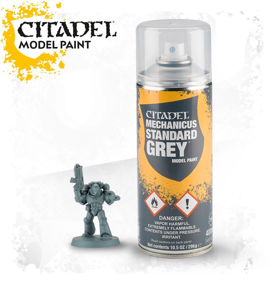 MECHANICUS STANDARD GREY SPRAY Citadel Games Workshop    | Red Claw Gaming