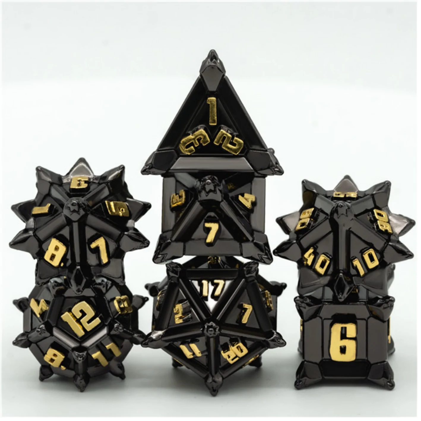 MEDIEVAL FLAIL RPG METAL DICE SET Dice & Counters Foam Brain Games    | Red Claw Gaming