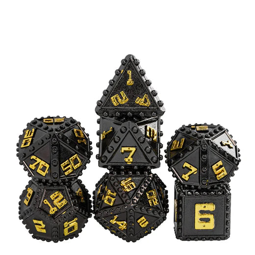 SHADOW BRIGANDINE ARMOR RPG METAL DICE SET Dice & Counters Foam Brain Games    | Red Claw Gaming