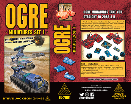 Ogre Minitures Set 1 Board Games Steve Jackson    | Red Claw Gaming