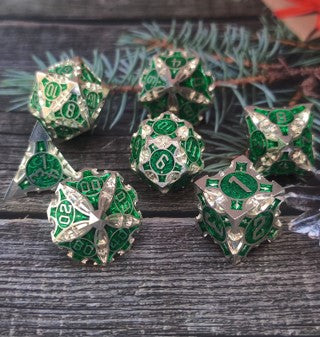 ELVISH ROYAL ARROW RPG METAL DICE SET Dice & Counters Foam Brain Games    | Red Claw Gaming