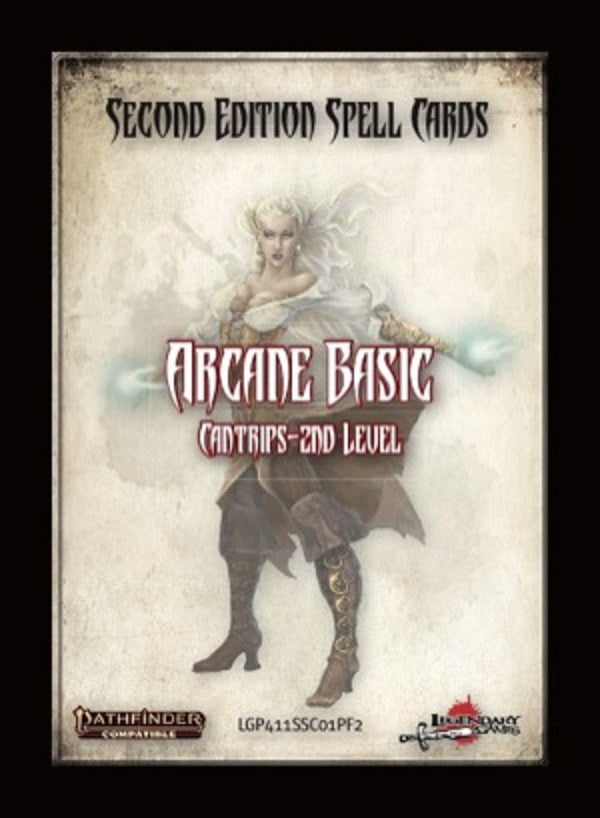 Spell Cards Arcane Basic Pathfinder Legendary Games    | Red Claw Gaming