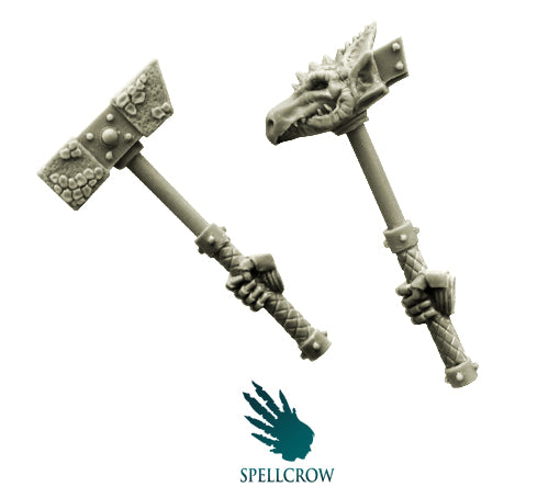 Salamander/Dragon Knights Hammers with Hands Minatures Spellcrow    | Red Claw Gaming