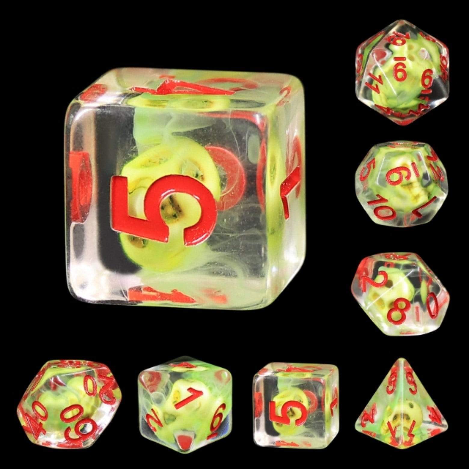 SULFER SKULL RPG DICE SET Dice & Counters Foam Brain Games    | Red Claw Gaming