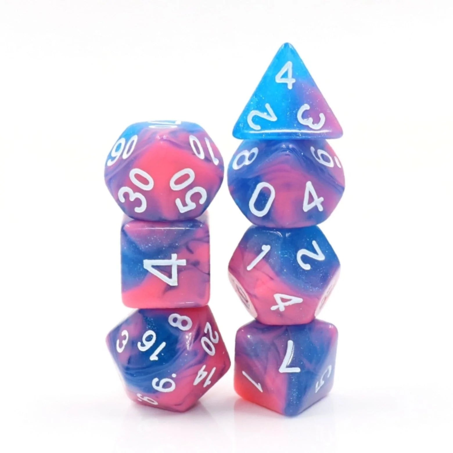 MIAMI VICE RPG DICE SET Dice & Counters Foam Brain Games    | Red Claw Gaming